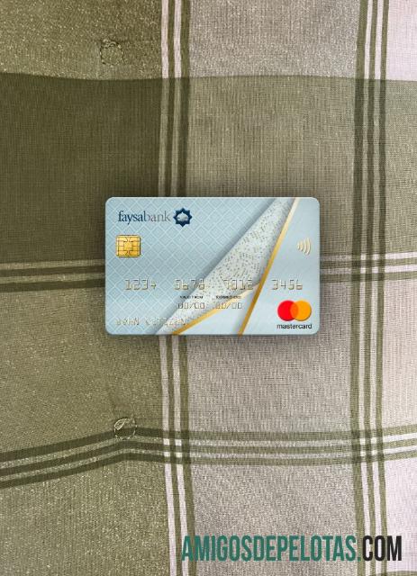 Paquistão Faysal Bank Mastercard Photolook Front baixar para verificação